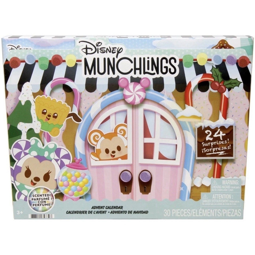 NSIB 2025 DISNEY‎ MUNCHLINGS ADVENT CALENDAR 24 SURPRISES! Sealed Brand New